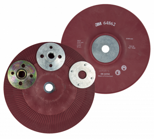  Опорный диск для фибровых кругов 3М 180mm М14& 5/8 /64862 (Шлифок) АбразивПромТорг